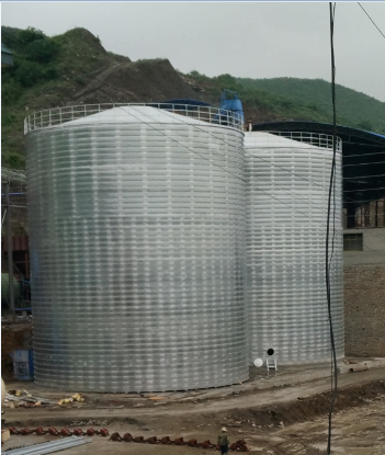 西双版纳粮食钢板仓的安装全过程不用热焊接